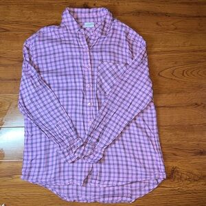 Abound pink and black flannel. Size XS